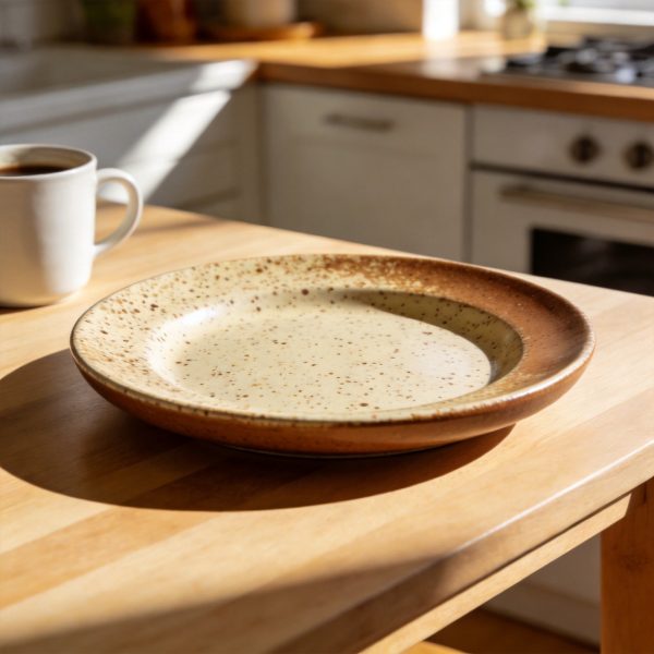 Speckled Glazed Rustic Charm Dinner Plate