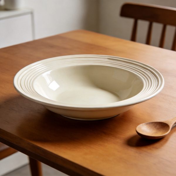 Deep Rimmed Pasta Serving Plate